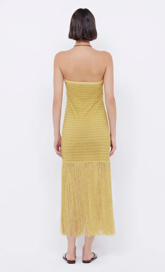 Women CALISTA STRAPLESS DRESS 8211 CITRUS Bec Bridge Midi Dresses