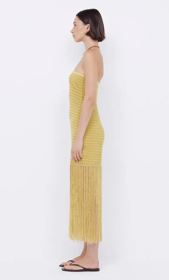 Women CALISTA STRAPLESS DRESS 8211 CITRUS Bec Bridge Midi Dresses