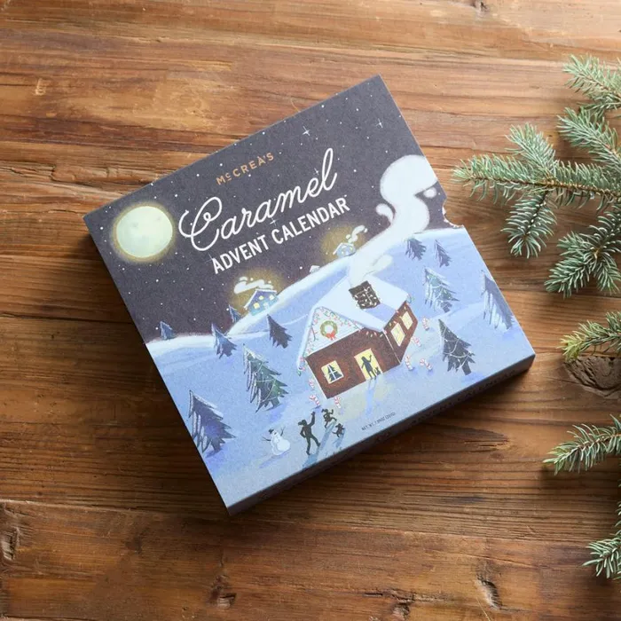 Women Caramel Christmas Advent Calendar Sundance Catalog Seasonal