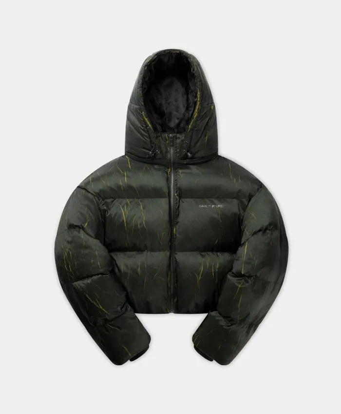 Women Cardamom Green Jorja Puffer Jacket Daily Paper Jackets