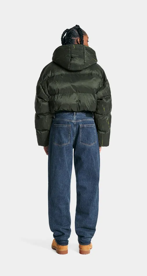 Women Cardamom Green Jorja Puffer Jacket Daily Paper Jackets