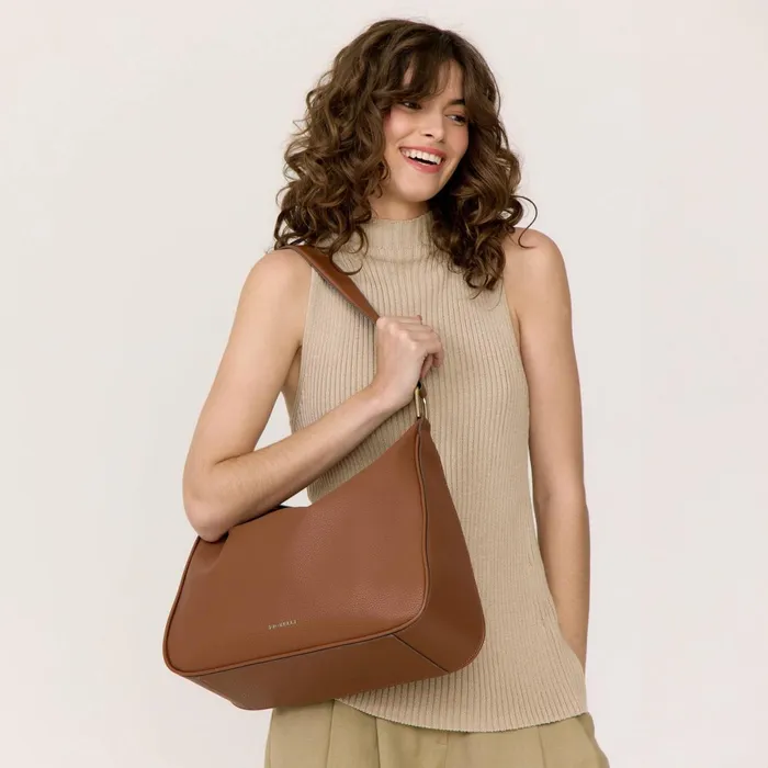 Women Carson Hobo Shoulder Bag Tan Fiorelli Hobo Bags