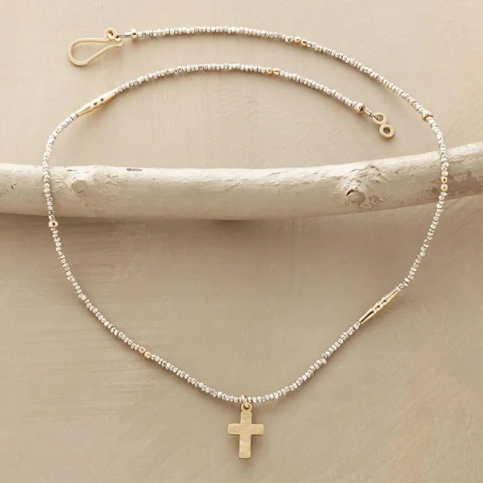 Women Carved Cross Necklace Sundance Catalog Necklaces
