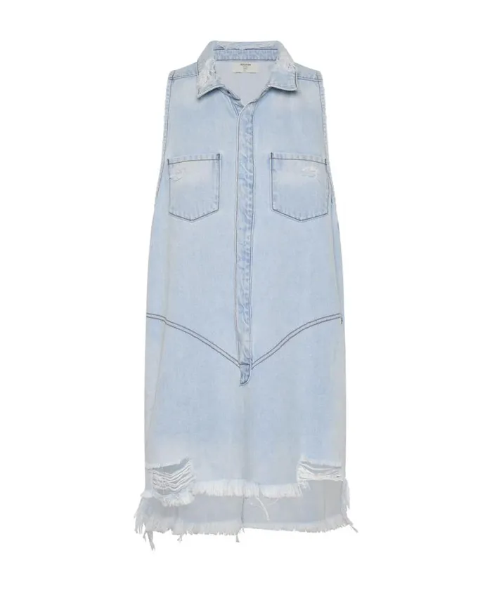 Women CASANOVA DENIM BRAXTON DRESS One Teaspoon Denim Dresses