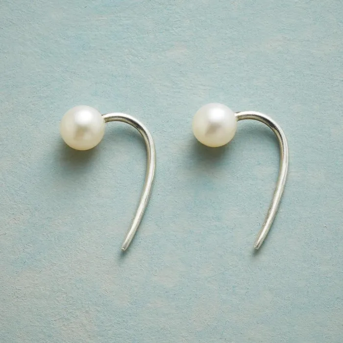 Women Catch Me A Pearl Earrings Sundance Catalog Earrings