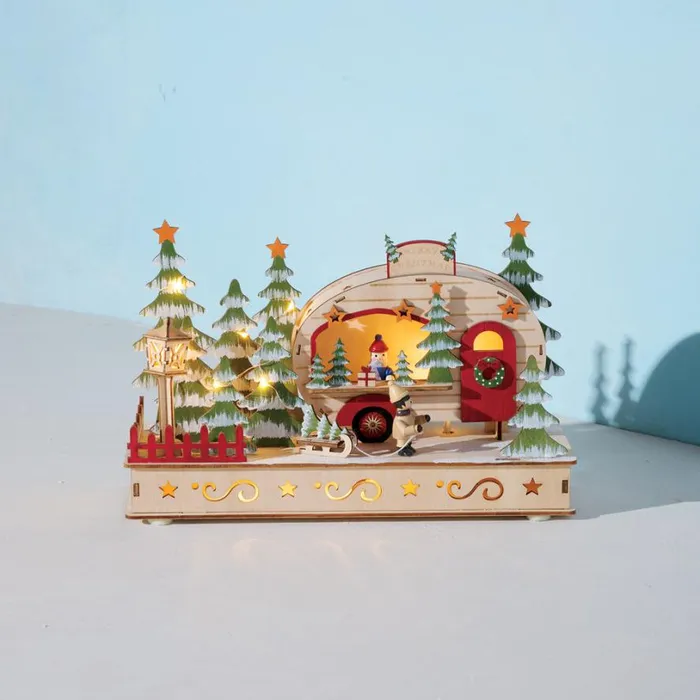 Women Christmas Tree Trailer Sundance Catalog Decor