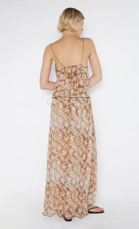 Women CIEL WRAP MAXI DRESS 8211 GEO SHIBORI Bec Bridge Wedding Guest