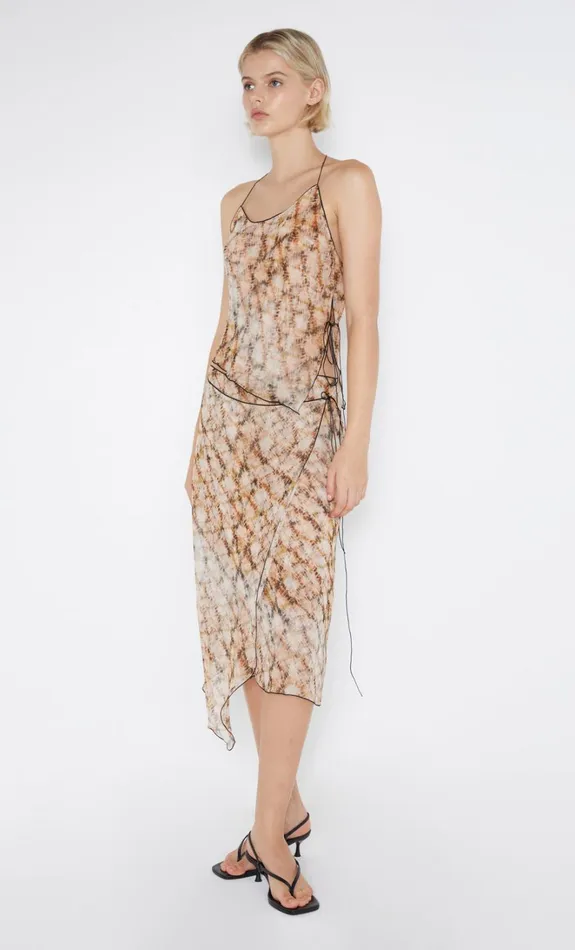 Women CIEL WRAP SKIRT 8211 GEO SHIBORI Bec Bridge Skirts