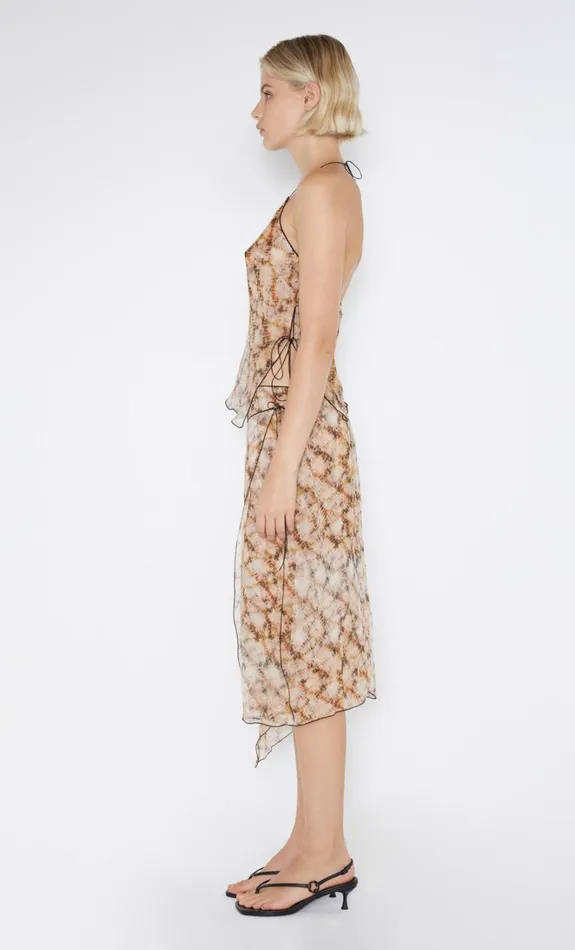 Women CIEL WRAP SKIRT 8211 GEO SHIBORI Bec Bridge Skirts