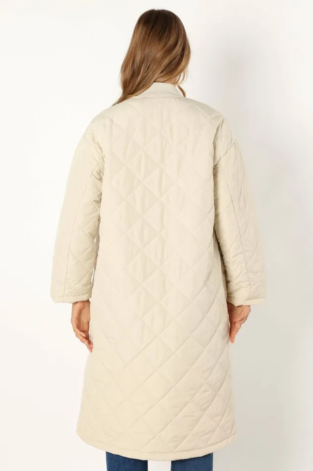 Women Clea Quilted Jacket Bone Jackets and Coats Petal and Pup