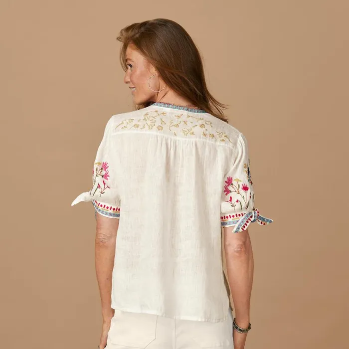 Women Cosetta Linen Top Petite White Sundance Catalog Petite Styles Women Cosetta Linen Top Petite White Sundance Catalog Petite Styles