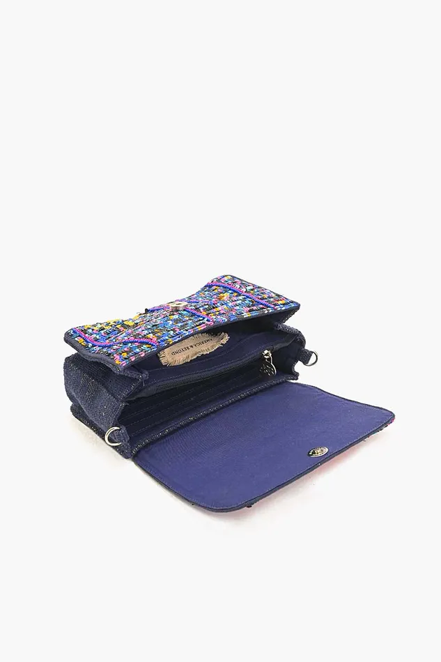 Women Crossbody Bags America and Beyond Palm Shimmers Crossbody Bag
