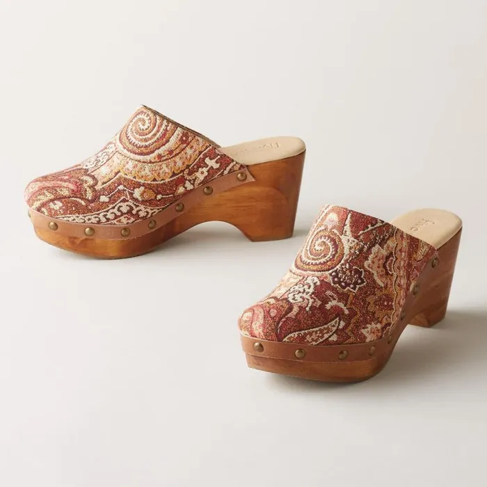 Women Cyrilla Clogs Black Multi Sundance Catalog Shoes Women Cyrilla Clogs Black Multi Sundance Catalog Shoes