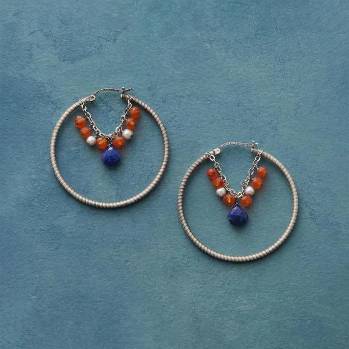 Women Day Trip Hoops Sundance Catalog Earrings