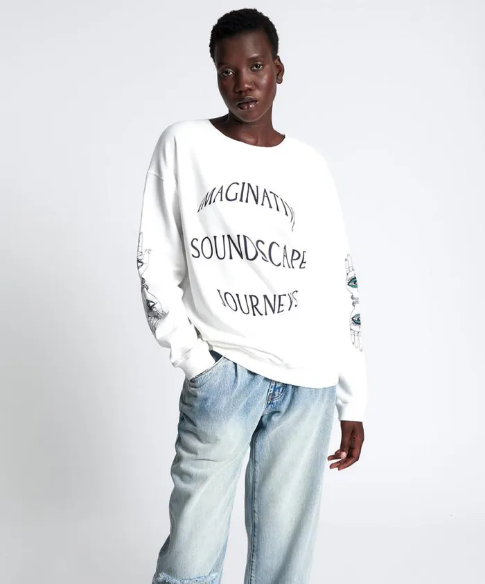 Women DEEPER SOUNDS HAND OF WISDOM SWEATER One Teaspoon Hoodies And Sweats Women DEEPER SOUNDS HAND OF WISDOM SWEATER One Teaspoon Hoodies And Sweats