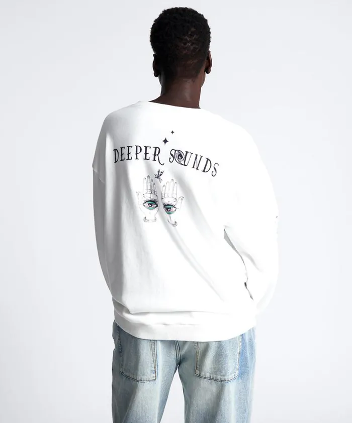 Women DEEPER SOUNDS HAND OF WISDOM SWEATER One Teaspoon Hoodies And Sweats Women DEEPER SOUNDS HAND OF WISDOM SWEATER One Teaspoon Hoodies And Sweats