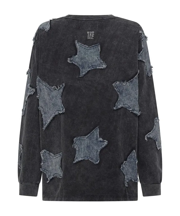 Women DENIM STAR BOYFRIEND LONGSLEEVE TEE One Teaspoon Tees and Tanks Women DENIM STAR BOYFRIEND LONGSLEEVE TEE One Teaspoon Tees and Tanks