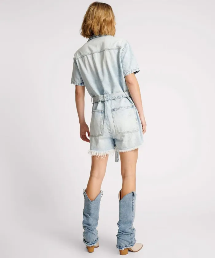 Women DEPECHE BLUE NIGHT MOVERS DENIM JUMPSUIT One Teaspoon Denim Jumpsuits Women DEPECHE BLUE NIGHT MOVERS DENIM JUMPSUIT One Teaspoon Denim Jumpsuits