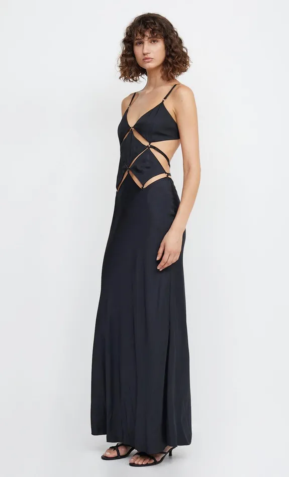 Women DIAMOND DAYS STRAP MAXI DRESS 8211 BLACK Bec Bridge Maxi Dresses