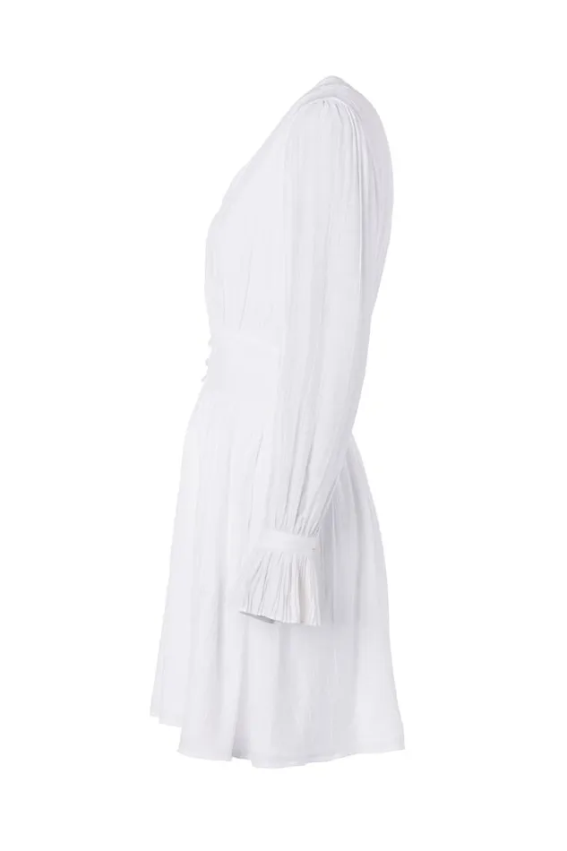 Women Dresses Holland Cooper Phoebe VNeck Mini Dress White Women Dresses Holland Cooper Phoebe VNeck Mini Dress White