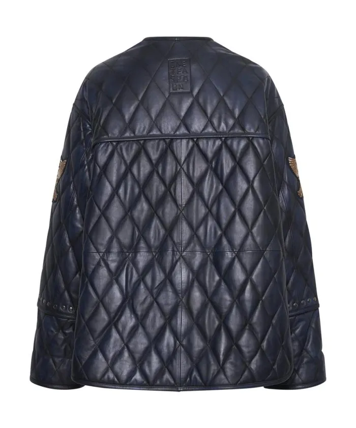 Women EAGLE EYE LEATHER QUILTED JACKET One Teaspoon Leather Jackets Women EAGLE EYE LEATHER QUILTED JACKET One Teaspoon Leather Jackets