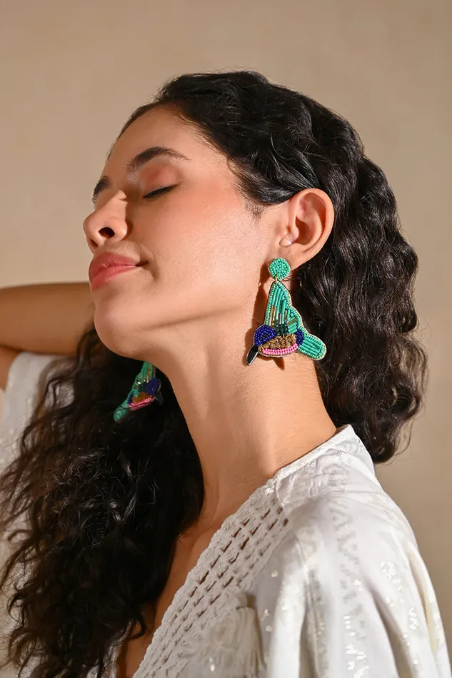 Women Earrings America and Beyond Birds in Paradise Earrings