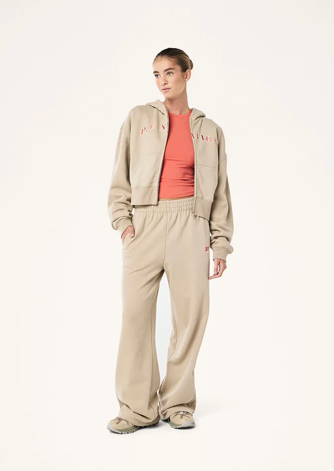 Women EASTSIDE TRACKPANT IN OXFORD TAN Pants PE Nation