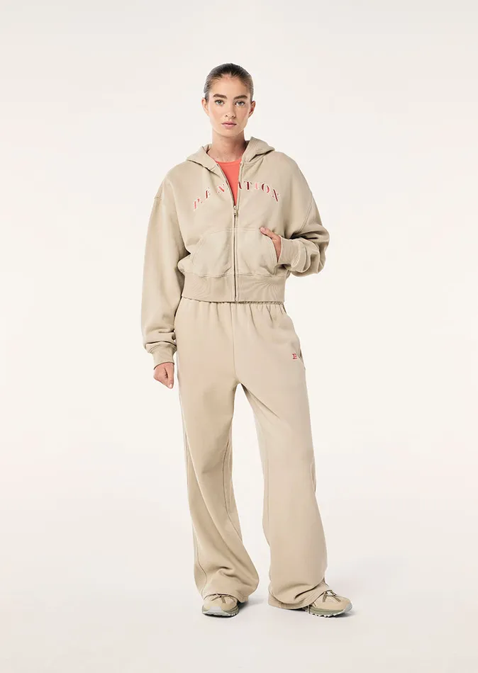 Women EASTSIDE TRACKPANT IN OXFORD TAN Pants PE Nation