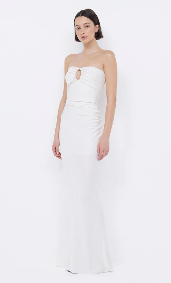 Women EMILIA STRAPLESS DRESS 8211 IVORY Bec Bridge Maxi Dresses