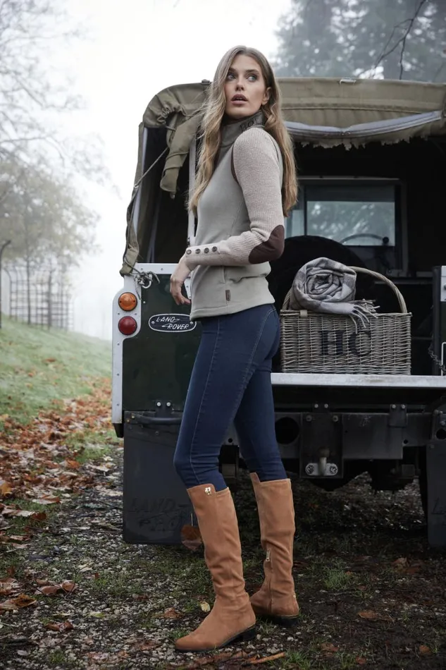WomenEquestrian Fleeces Holland Cooper Country Fleece Gilet Sage