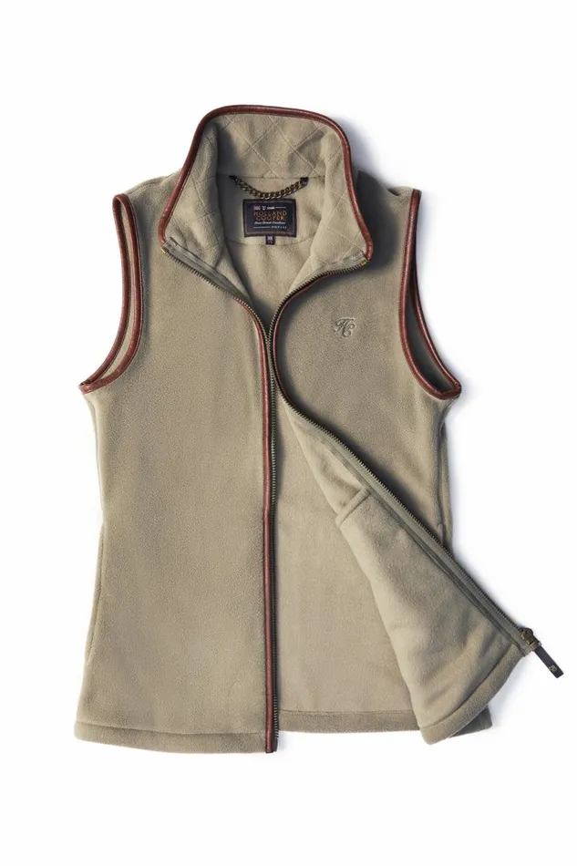 WomenEquestrian Fleeces Holland Cooper Country Fleece Gilet Sage