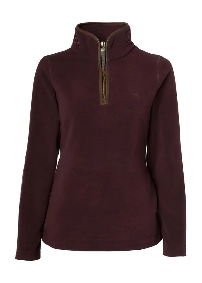 WomenEquestrian Fleeces Holland Cooper Country Fleece Half Zip Mulberry WomenEquestrian Fleeces Holland Cooper Country Fleece Half Zip Mulberry