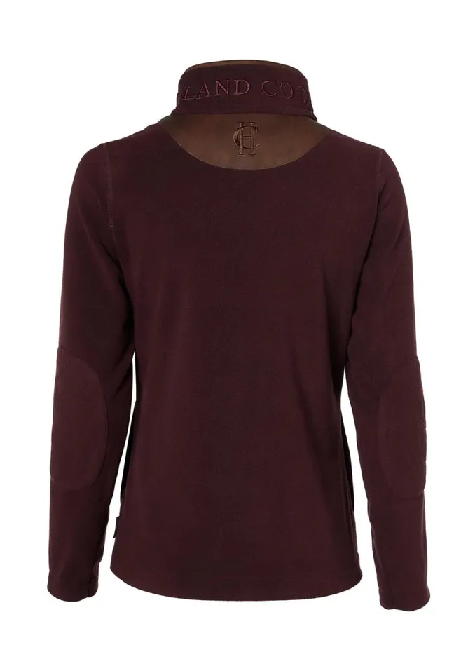 WomenEquestrian Fleeces Holland Cooper Country Fleece Half Zip Mulberry WomenEquestrian Fleeces Holland Cooper Country Fleece Half Zip Mulberry