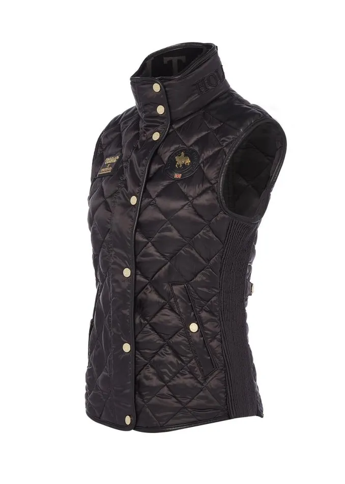 WomenEquestrian Gilets Holland Cooper Carl Hester Gilet Black