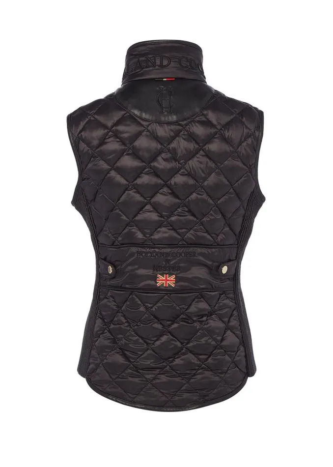 WomenEquestrian Gilets Holland Cooper Carl Hester Gilet Black