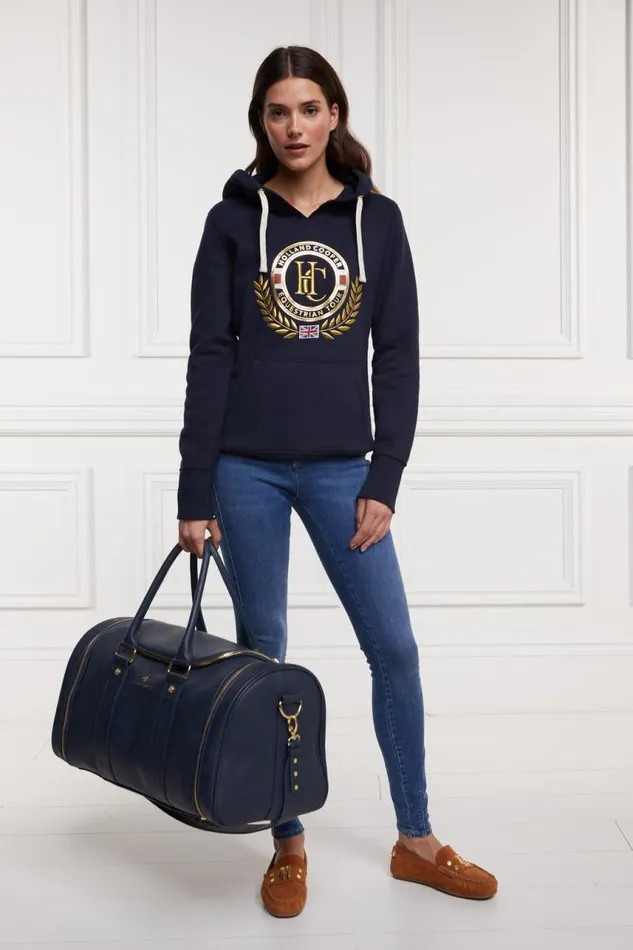 WomenEquestrian Hoodies Holland Cooper Farnham Hoodie Ink Navy WomenEquestrian Hoodies Holland Cooper Farnham Hoodie Ink Navy