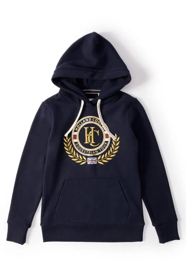 WomenEquestrian Hoodies Holland Cooper Farnham Hoodie Ink Navy WomenEquestrian Hoodies Holland Cooper Farnham Hoodie Ink Navy