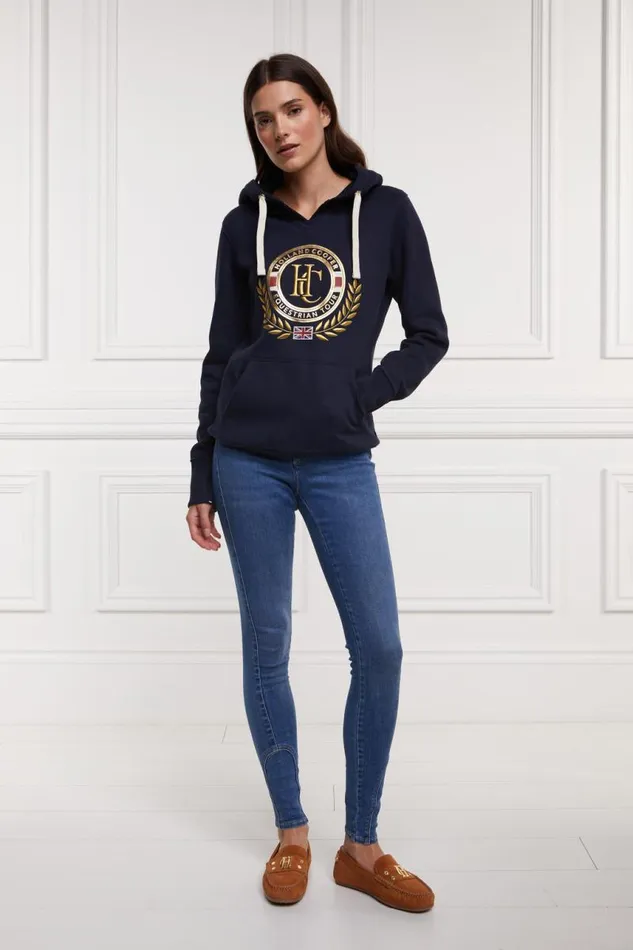 WomenEquestrian Hoodies Holland Cooper Farnham Hoodie Ink Navy WomenEquestrian Hoodies Holland Cooper Farnham Hoodie Ink Navy