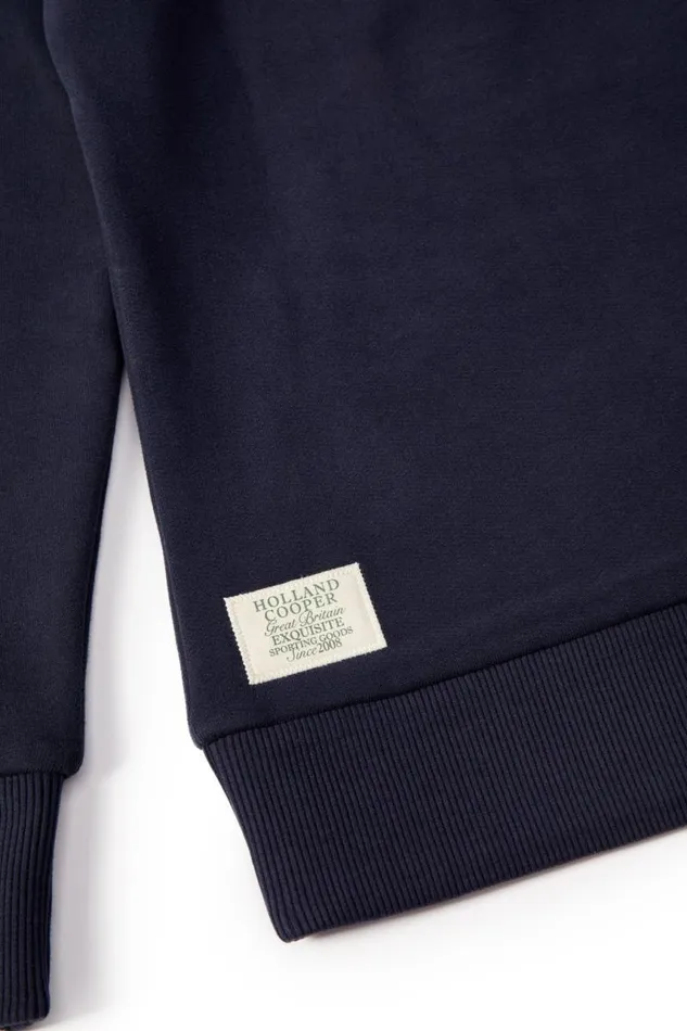 WomenEquestrian Hoodies Holland Cooper Farnham Hoodie Ink Navy WomenEquestrian Hoodies Holland Cooper Farnham Hoodie Ink Navy