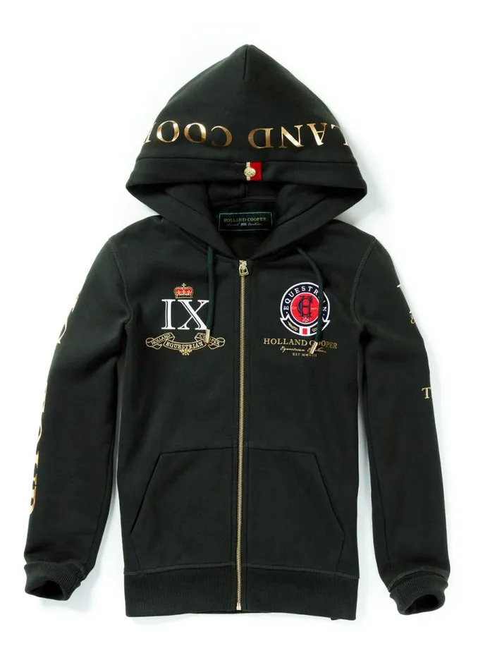 WomenEquestrian Hoodies Holland Cooper Team Hoodie Racing Green