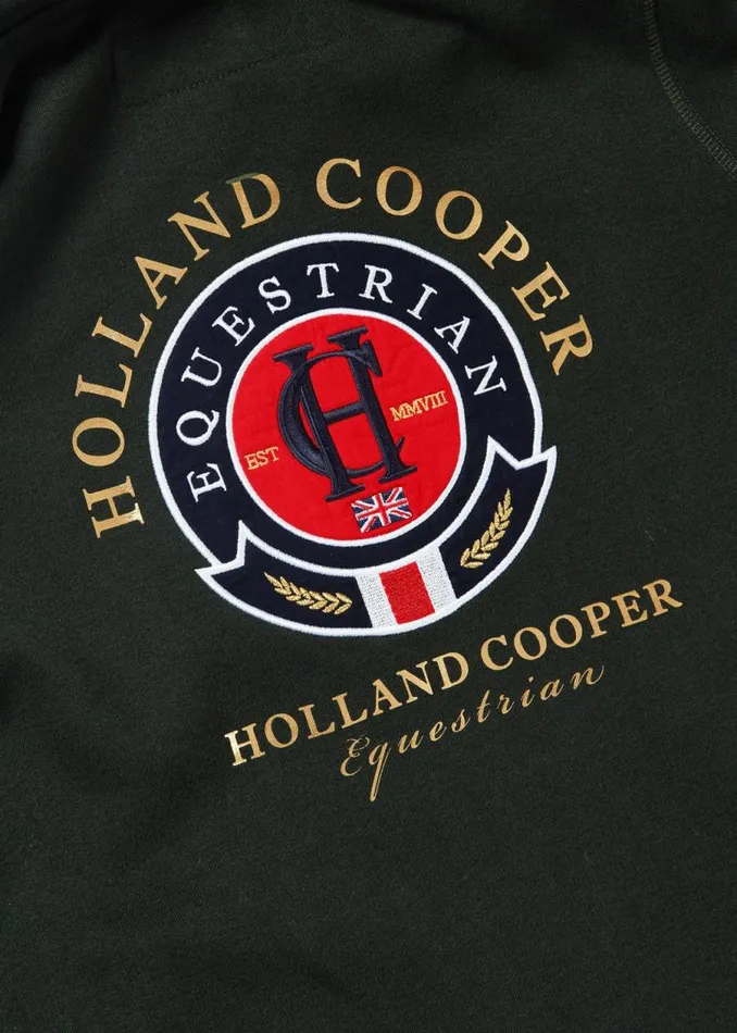 WomenEquestrian Hoodies Holland Cooper Team Hoodie Racing Green