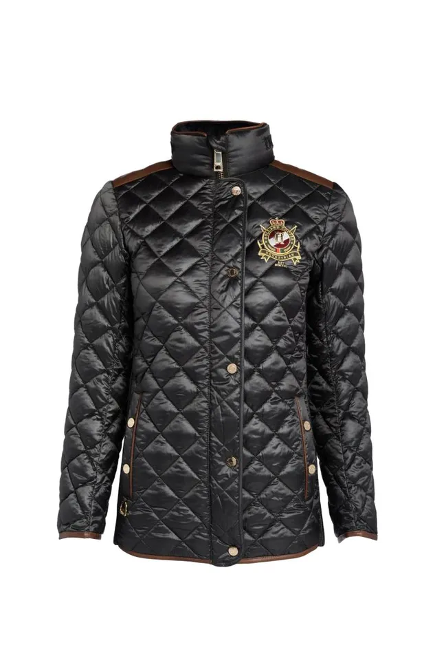 WomenEquestrian Jackets Holland Cooper Diamond Quilt Classic Jacket Khaki WomenEquestrian Jackets Holland Cooper Diamond Quilt Classic Jacket Khaki