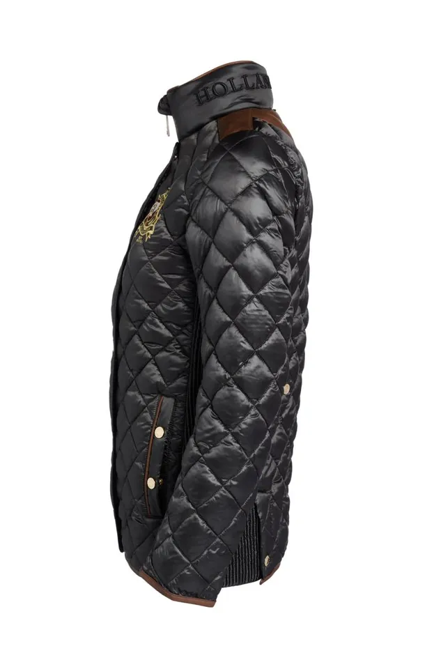 WomenEquestrian Jackets Holland Cooper Diamond Quilt Classic Jacket Khaki WomenEquestrian Jackets Holland Cooper Diamond Quilt Classic Jacket Khaki
