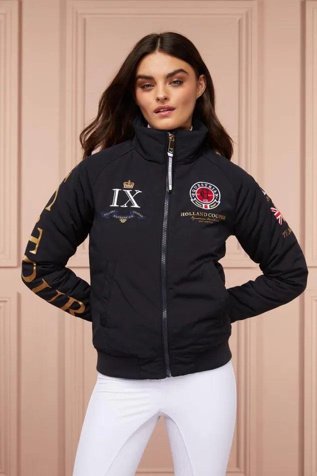 WomenEquestrian Jackets Holland Cooper Team HC Jacket Navy