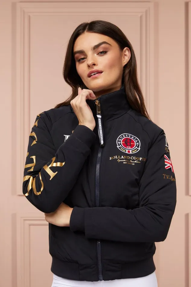 WomenEquestrian Jackets Holland Cooper Team HC Jacket Navy