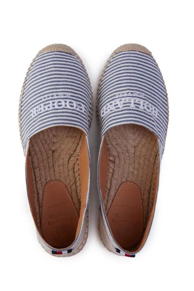 Women Espadrilles Holland Cooper Riviera Espadrille Nautical Stripe