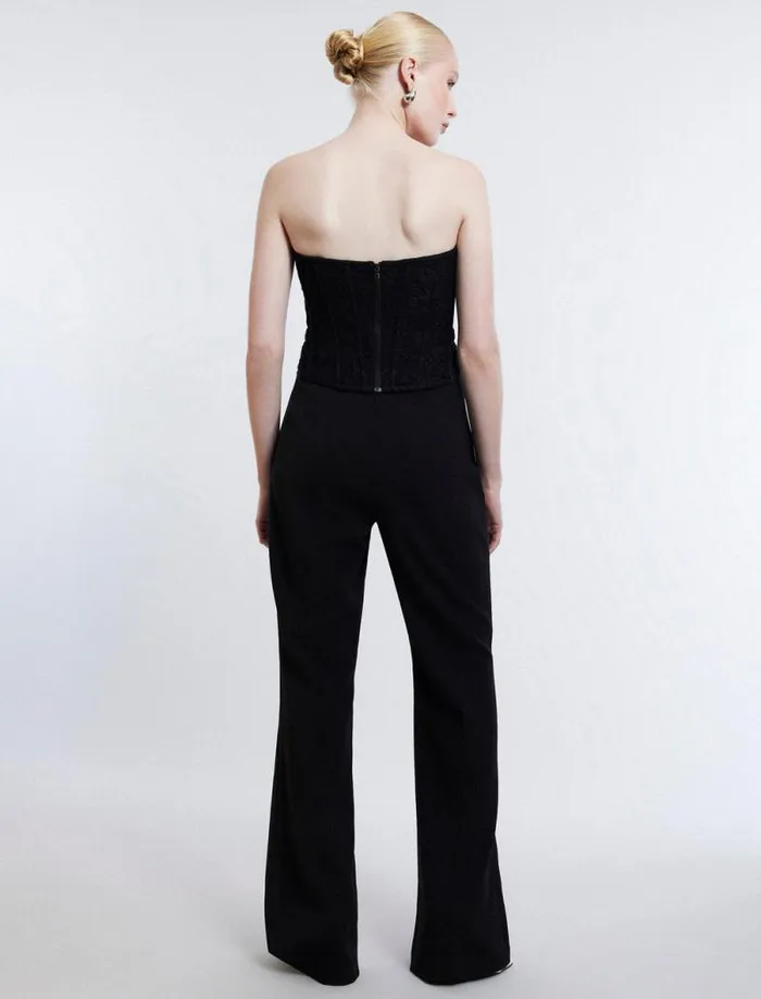 Women Essential Tailored Trouser Black BCBG Suiting