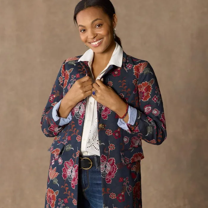 Women Estelle Floral Topper Floral Sundance Catalog Jackets and Coats