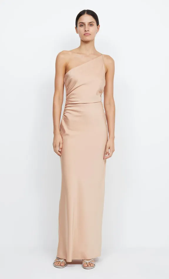 Women ETERNITY ASYM MAXI DRESS 8211 ROSE GOLD Bec Bridge Prom Dresses