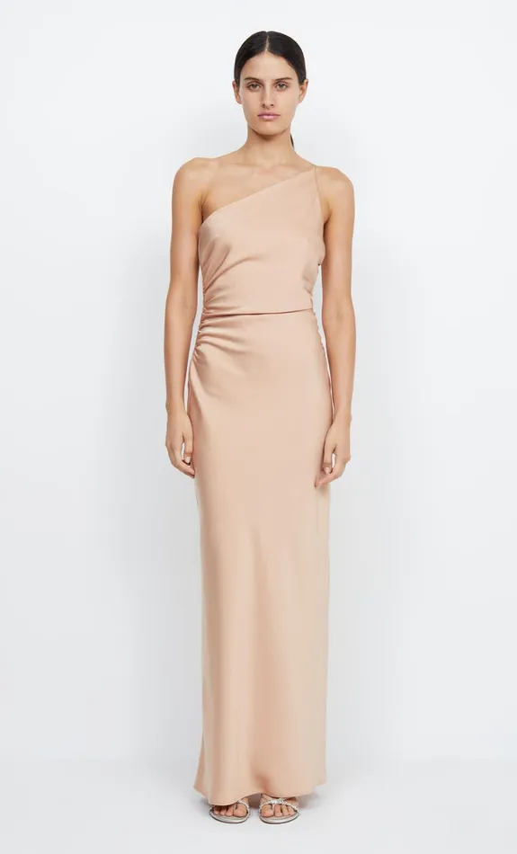 Women ETERNITY ASYM MAXI DRESS 8211 ROSE GOLD Bec Bridge Prom Dresses